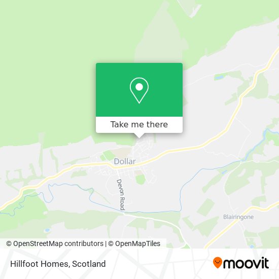 Hillfoot Homes map