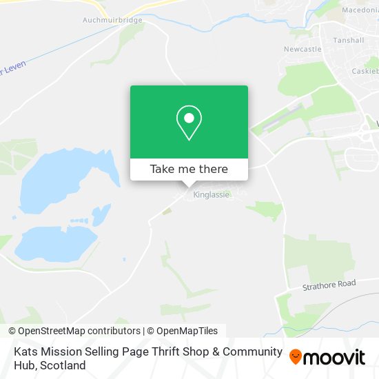 Kats Mission Selling Page Thrift Shop & Community Hub map