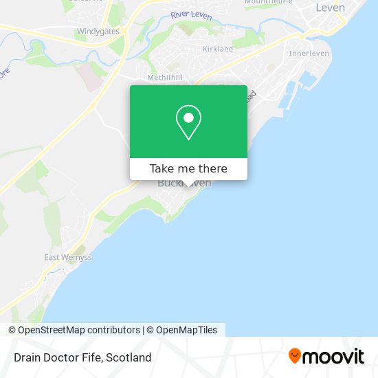 Drain Doctor Fife map