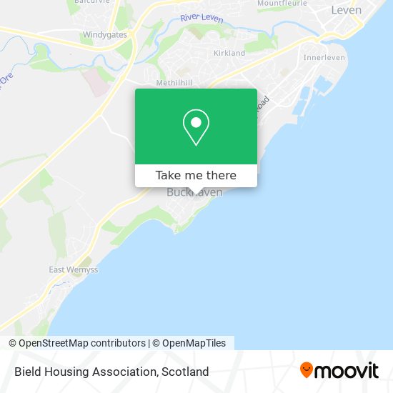 Bield Housing Association map