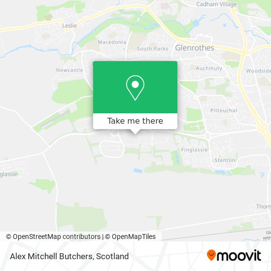 Alex Mitchell Butchers map