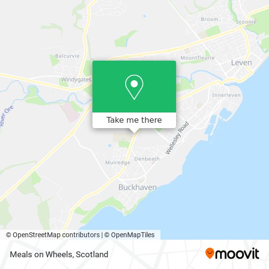 Meals on Wheels map