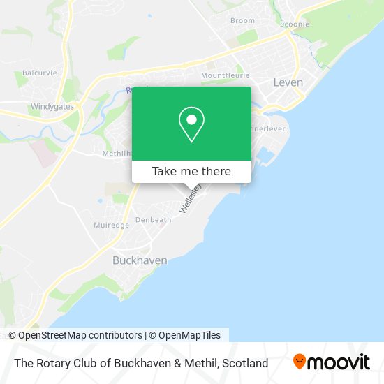 The Rotary Club of Buckhaven & Methil map
