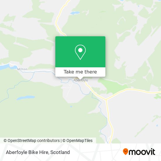 Aberfoyle Bike Hire map