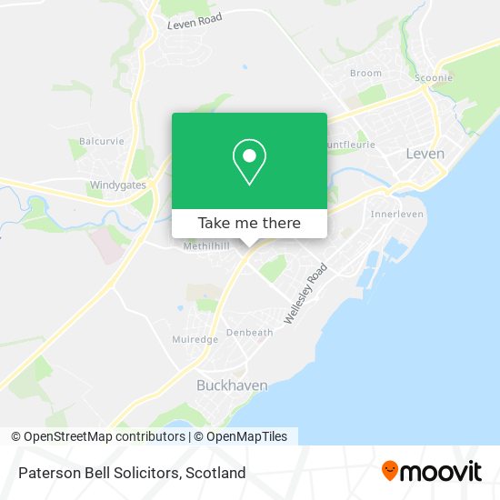 Paterson Bell Solicitors map