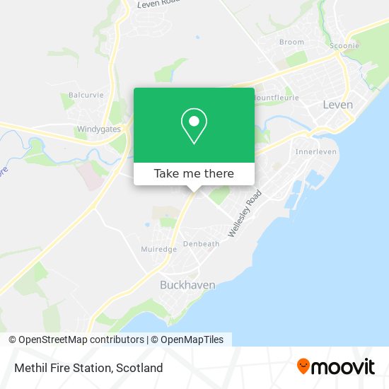 Methil Fire Station map