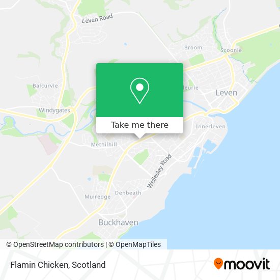 Flamin Chicken map