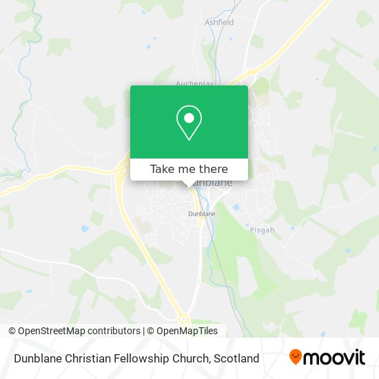 Dunblane Christian Fellowship Church map