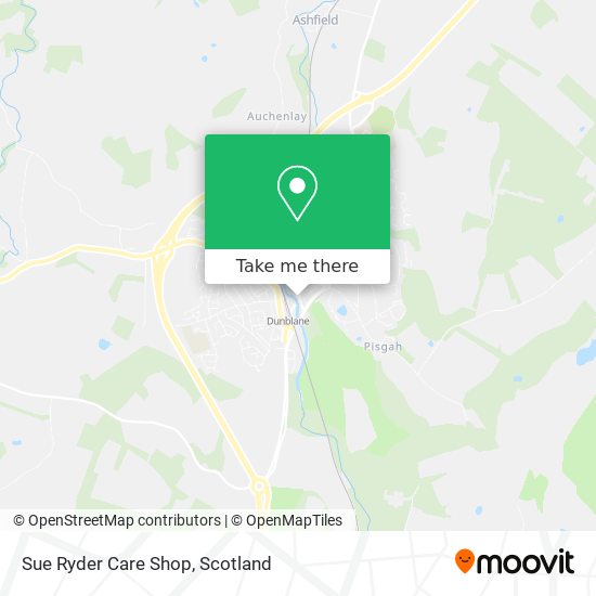 Sue Ryder Care Shop map