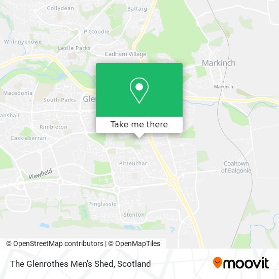 The Glenrothes Men's Shed map