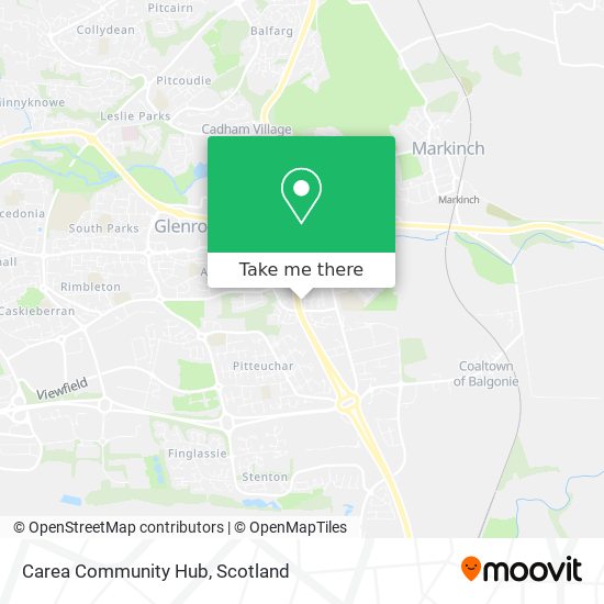 Carea Community Hub map