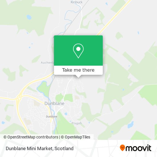 Dunblane Mini Market map