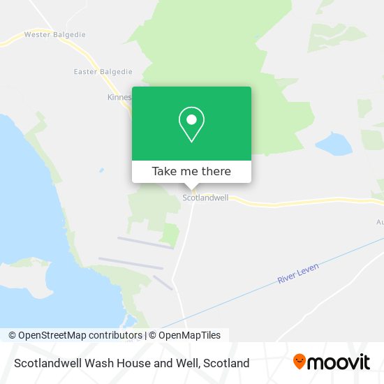 Scotlandwell Wash House and Well map