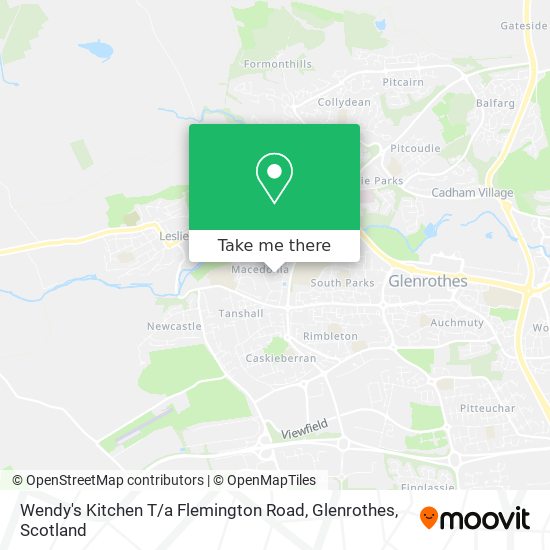 Wendy's Kitchen T / a Flemington Road, Glenrothes map