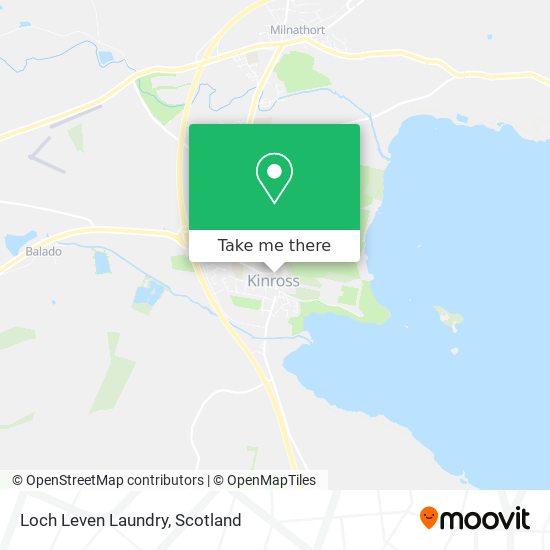 Loch Leven Laundry map