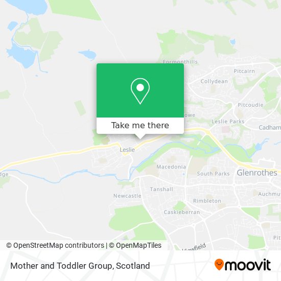 Mother and Toddler Group map