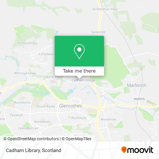 Cadham Library map