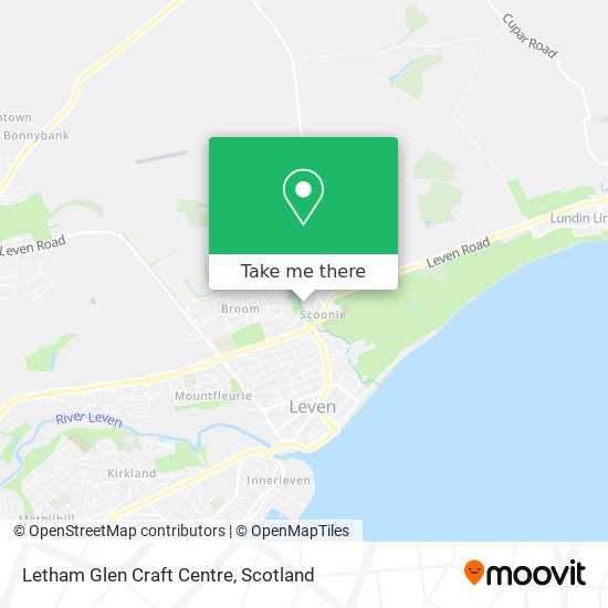 Letham Glen Craft Centre map