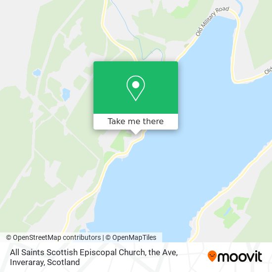 All Saints Scottish Episcopal Church, the Ave, Inveraray map