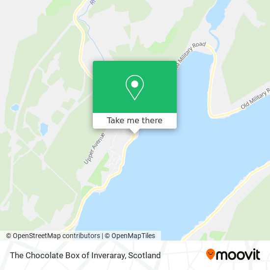 The Chocolate Box of Inveraray map