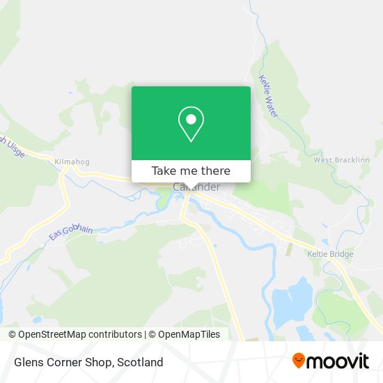 Glens Corner Shop map