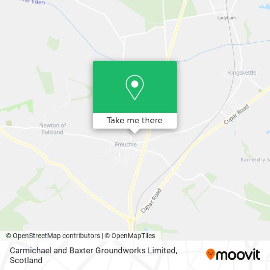 Carmichael and Baxter Groundworks Limited map