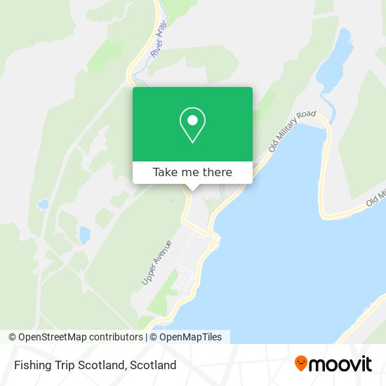 Fishing Trip Scotland map
