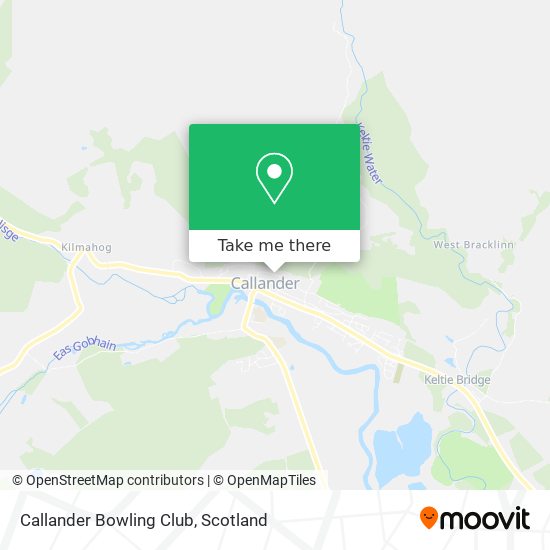 Callander Bowling Club map