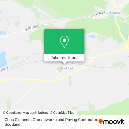 Chris Clements Groundworks and Paving Contractor map