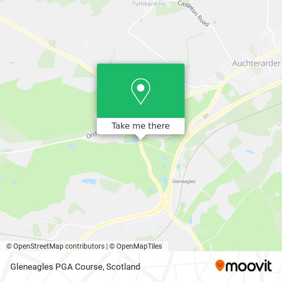 Gleneagles PGA Course map