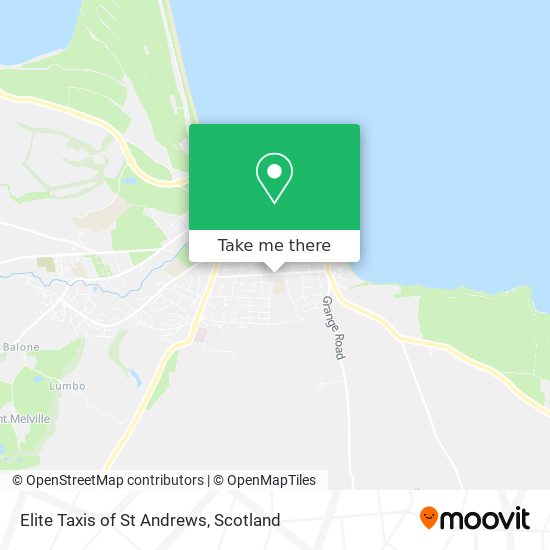 Elite Taxis of St Andrews map