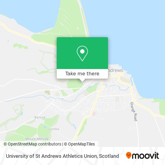 University of St Andrews Athletics Union map