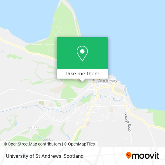 University of St Andrews map