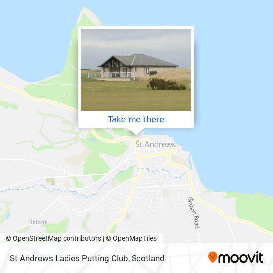 St Andrews Ladies Putting Club map