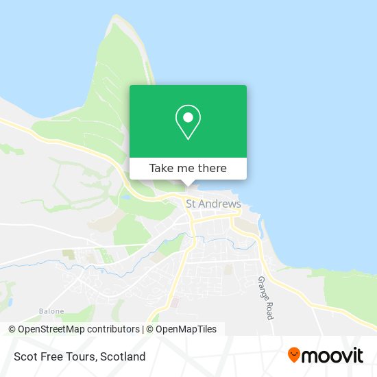 Scot Free Tours map