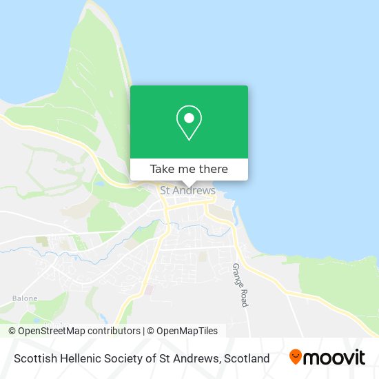 Scottish Hellenic Society of St Andrews map