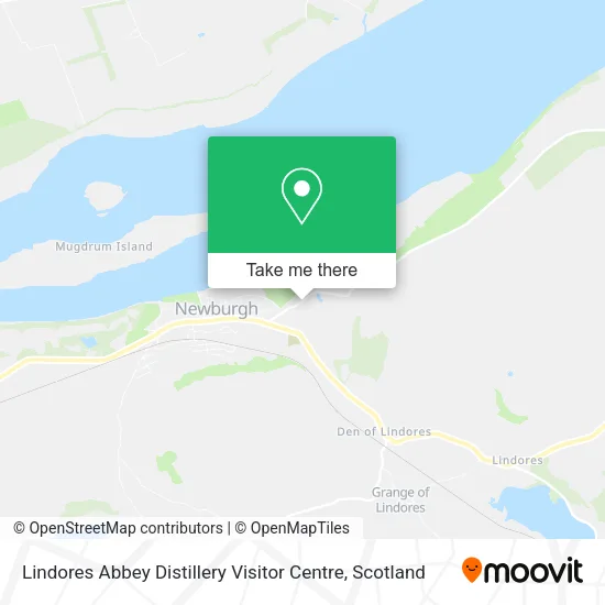 Lindores Abbey Distillery Visitor Centre map