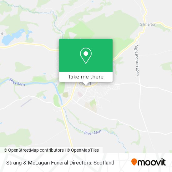 Strang & McLagan Funeral Directors map