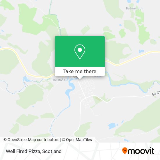 Well Fired Pizza map