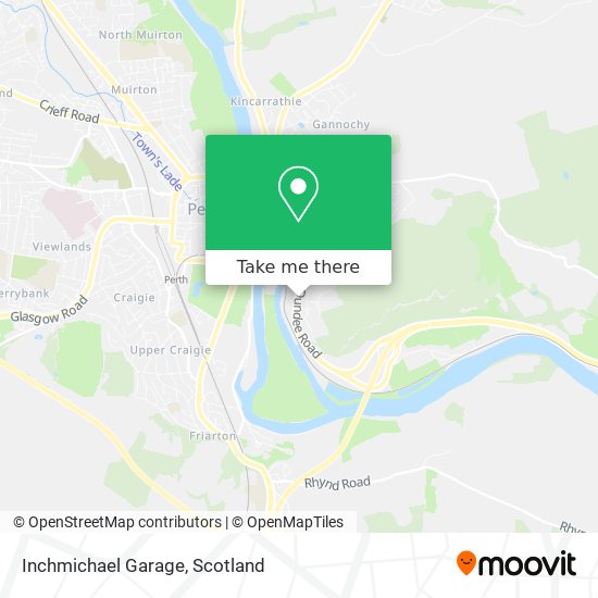 Inchmichael Garage map