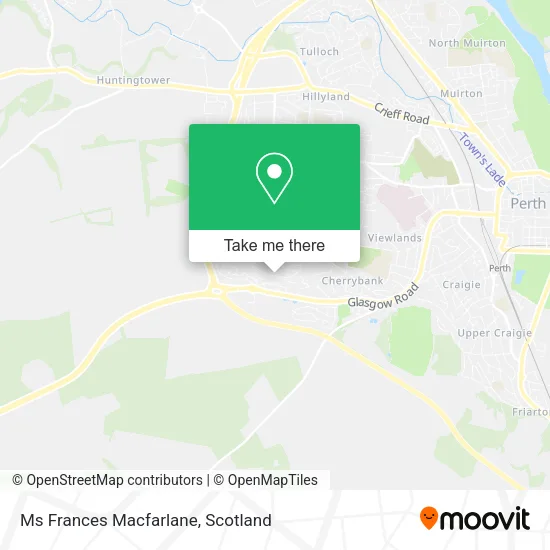Ms Frances Macfarlane map