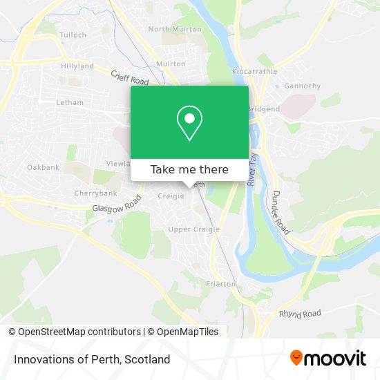 Innovations of Perth map