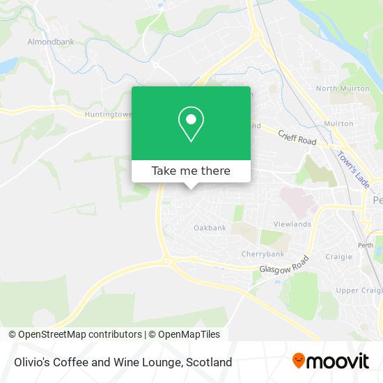 Olivio's Coffee and Wine Lounge map