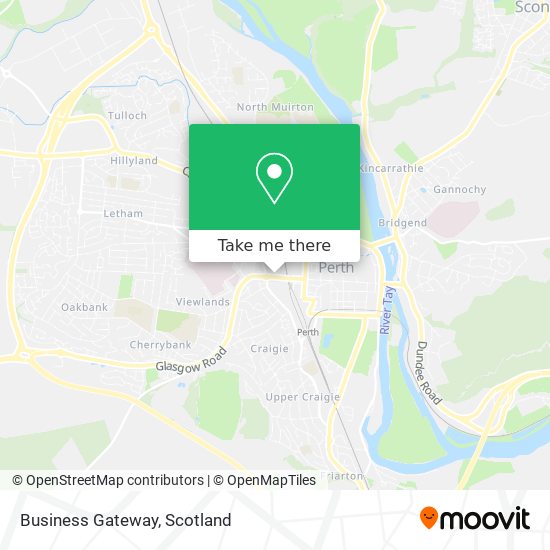 Business Gateway map