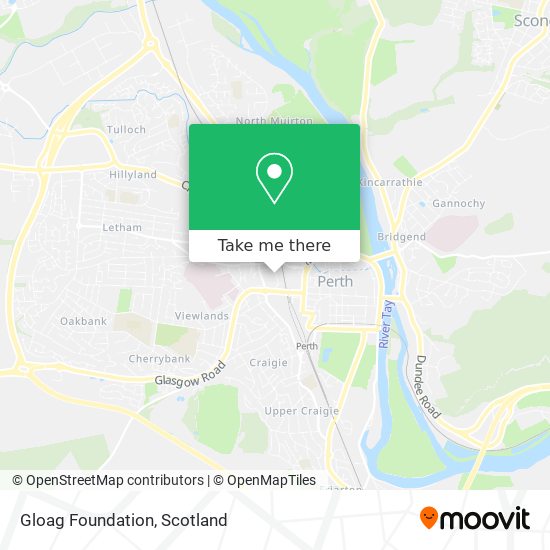 Gloag Foundation map