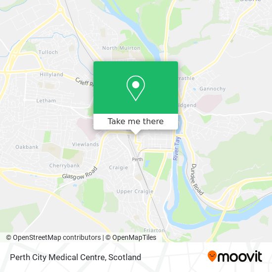 Perth City Medical Centre map