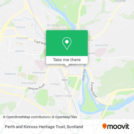 Perth and Kinross Heritage Trust map