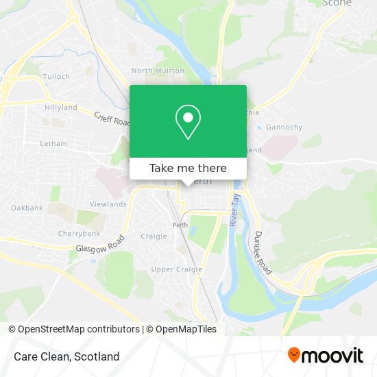 Care Clean map