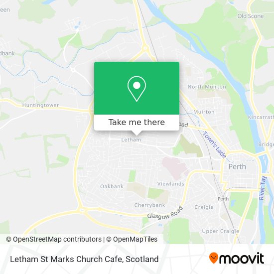 Letham St Marks Church Cafe map