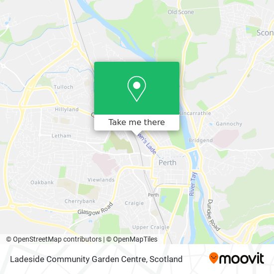 Ladeside Community Garden Centre map